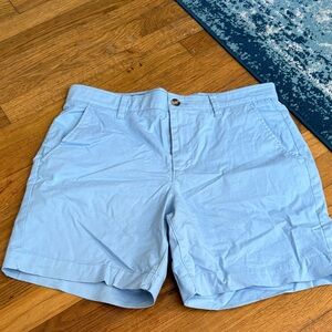 Crown & Ivy Sky Blue Flat Front Shorts